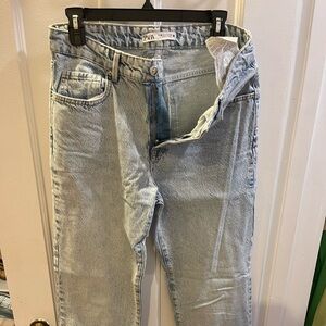 Zara light wash jeans